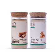 Walnut Body Scrub | Sandalwood Body Wash