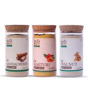 Sandalwood Body Wash | Kasturi Body Ubtan | Walnut Body Scrub