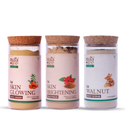 Skin Glowing Face Wash |Skin Brightening Face Pack | Walnut Body Scrub
