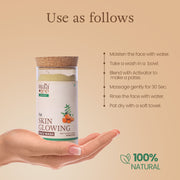 I'm Maatee Organic Skin Glowing Face Wash Powder